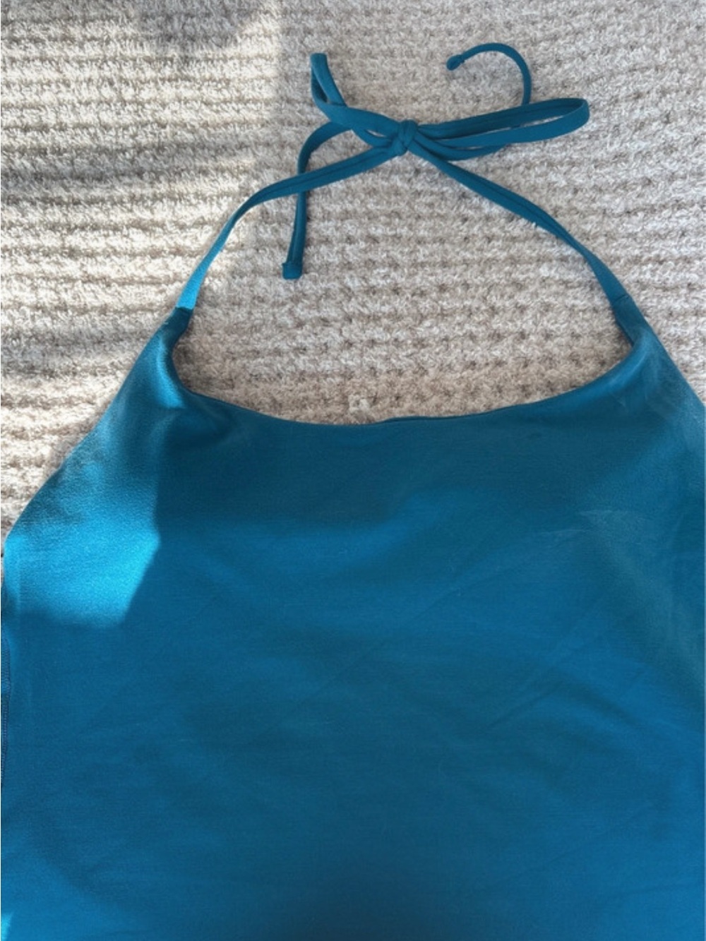 Women’s Teal Halter Neck Top